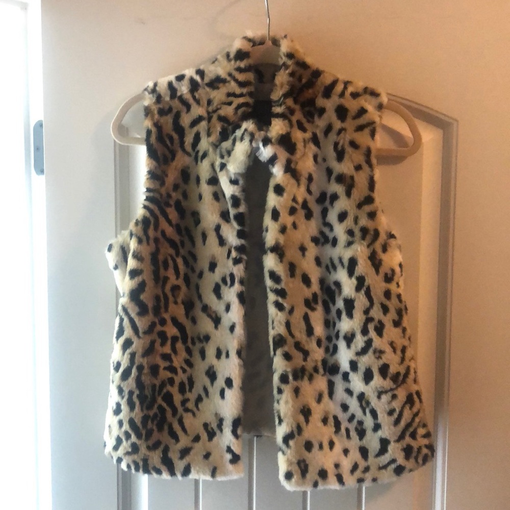 Fur Cheetah Vest
